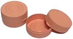 2 PCS Round Portable Soap Container with Lid