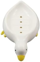 Cute Yellow Duck Soap Holder with Self Draining Design 1