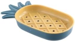 Kopida Creative Pineapple Soap Dish Holder - 2Pcs Yellow