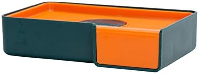 WYMRR Soap Dish with Double Drainage and Non-Slip Base