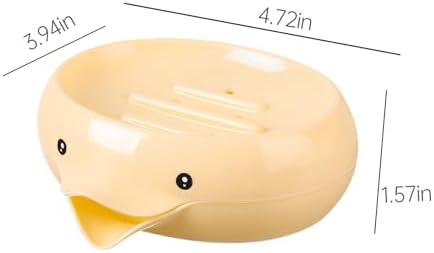 FEISSHAN Cute Duck Soap Tray with Drainage Hole