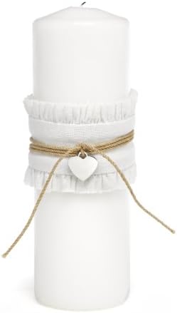 Rustic Romance Unity Pillar Candle 9-Inch