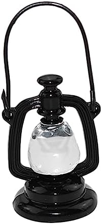 ERINGOGO Retro Kerosene Lamp with Non-Resin Black Finish