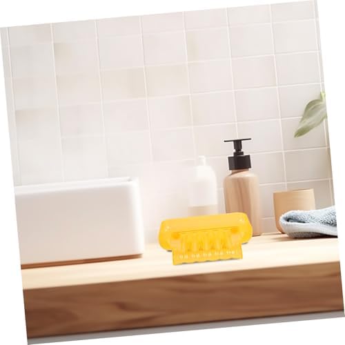 WOONEKY Bathroom Waterfall Soap Dish with Suction Cups