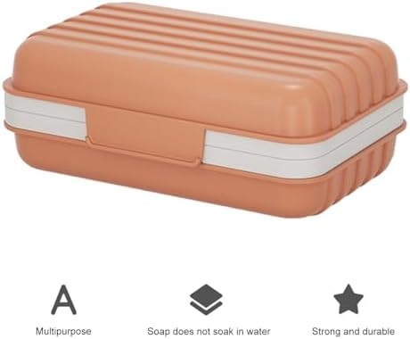 Grebest Easy-Clean Soap Tray Saver 4 Pack Portable Holder Box