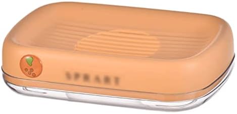 Surek Double Layer Soap Case with Water Tray for Bathroom Sink