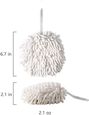 Yaocoral Chenille Hand Towel Set of 2