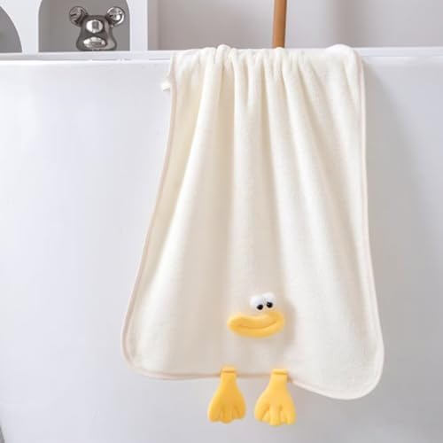 Cute 3D Duck Bath Towel Set 2PCS