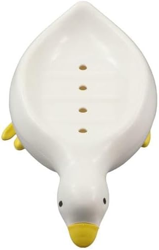 Cute Yellow Duck Soap Holder with Drain
