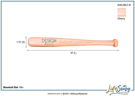 LifeSong Milestones Personalized Baptism Baseball Bat