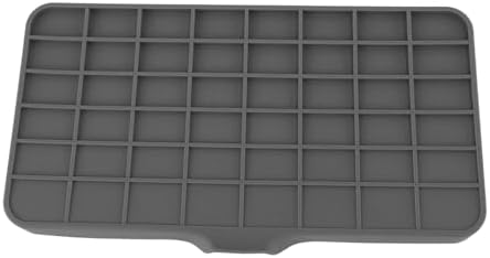 Beufee 3 Pack Silicone Soap Trays - Drainable Bath and Kitchen Holders