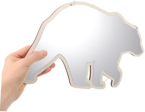 Cute Bear Shape Kids Mirror for Bedroom and Playroom