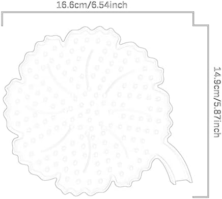 DimyFew Silicone Soap Dish with Floral Design Pink