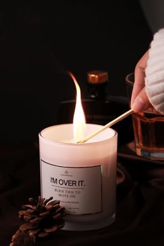 AROMATIVIA Scented Soy Candle - Im Over It Burn This to Move On