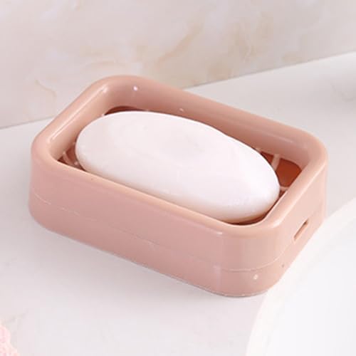 PP Double Layer Grid Drain Soap Box Holder