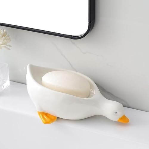Cute Duck Bar Soap Holder for Shower Bathroom