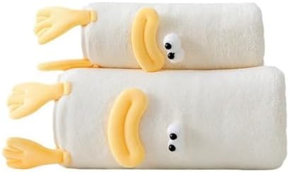 Cute 3D Duck Bath Towel Set 2PCS