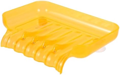 WESIEVYA Bathroom Waterfall Soap Dish with Suction Cups