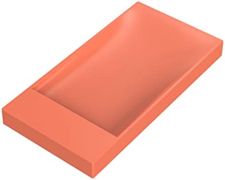 Surek Orange Plastic Soap Dish with Drainage 1