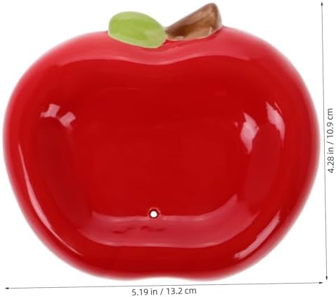 Cabilock Ceramic Apple Soap Holder with Drainage 1
