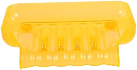 WOONEKY Bathroom Waterfall Soap Dish with Suction Cups