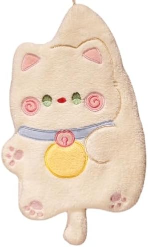 Kids Cartoon Cat Bath Towel with Hanging Loop