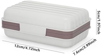 BILIKEYU Leakproof Travel Soap Dish with Lid