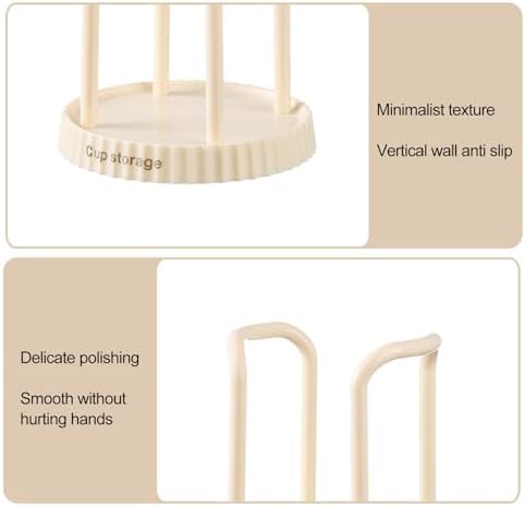 Inverted Cup Holder Paper Cup Dispenser for Kitchen and Bathroom