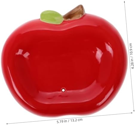 LIFKICH Apple Shaped Ceramic Soap Holder 1