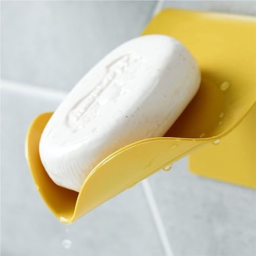 Valcla 3 Piece Soap Dish Set Red Bathroom Drain Rack