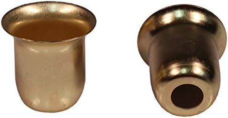 Creative Hobbies Brass Candle Holder Cups Pack of 20