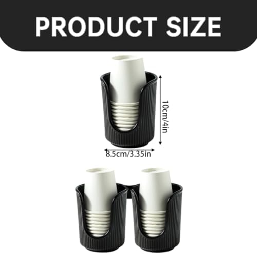 Niaviben Plastic Cup Holder with Vertical Stripes