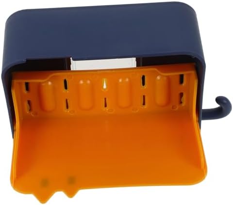 LIFKOME Wall Mounted Soap Dish with Lid Hook Holder