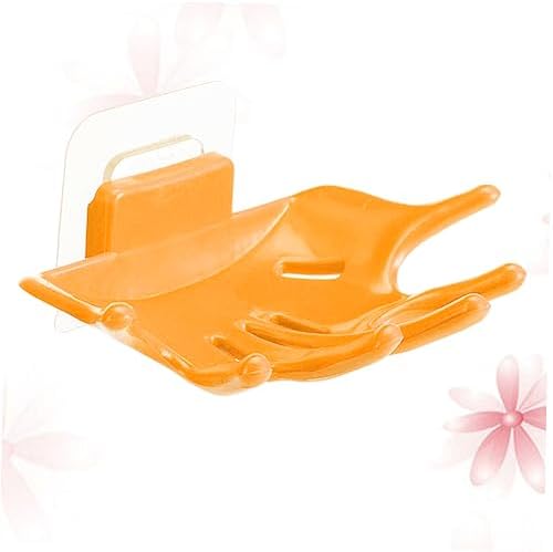 Self Draining Soap Dish Lid with Hand Shaped Design for Kitchen