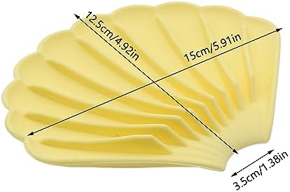 2Pcs Non-Slip Silicone Soap Dish with Drainage