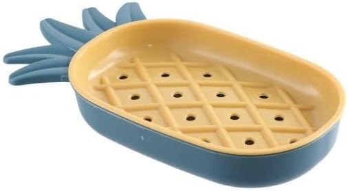 Kopida Creative Pineapple Soap Dish Holder - 2Pcs Yellow