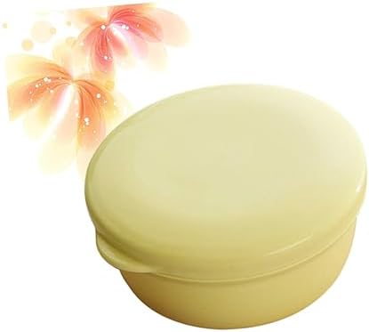 Anneome 4Pc Plastic Bath Soap Dish with Lid