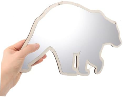 VINTORKY Cute Bear Makeup Mirror for Kids Room