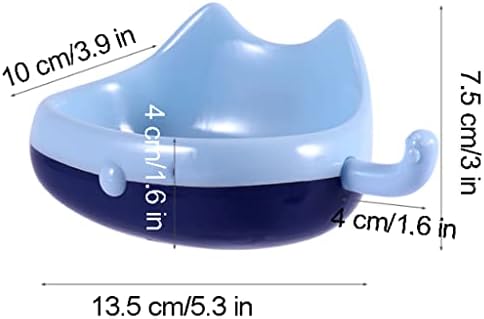 SUREK Simple Drainage Soap Dish Wall-Mounted Double Use