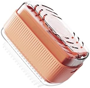 Surek Simple Foam Brush Soap Dish with Lid