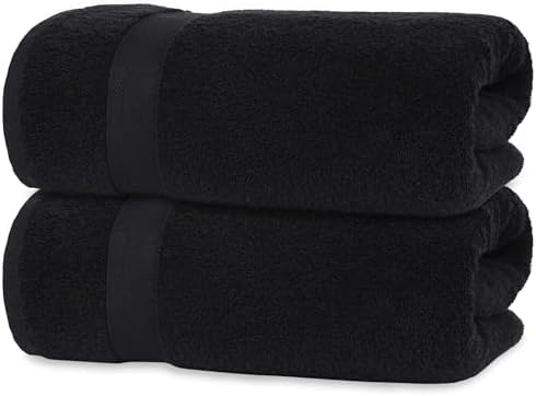 All Design Towels Quick-Dry Jumbo Bath Sheet Set of 2 1
