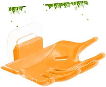 Self Draining Soap Dish Lid with Hand Shaped Design for Kitchen