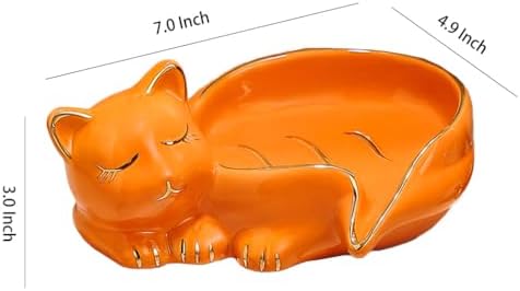 WAIT FLY Orange Ceramic Soap Holder 1 PCS