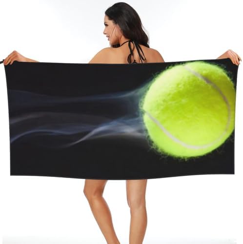 Tengyuntong Tennis Beach Towel - Soft Microfiber Absorbent Towel for All Ages