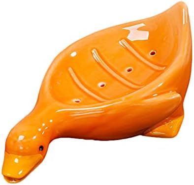 Cute Duck Ceramic Bar Soap Holder for Shower and Kitchen 1