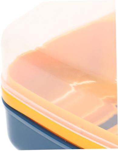 HAKIDZEL Dual Compartment Soap Holder with Leak-Proof Lid