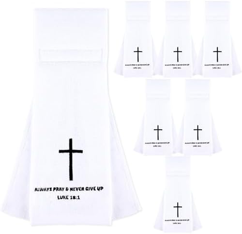 EYNDYN 6 Pcs Football Towel Set with Cross Design