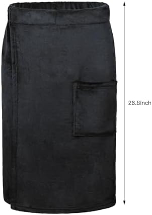 PURFUN Men Boys Bath Towel Wrap with Pocket 1