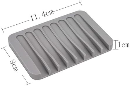 Self-Draining Soap Holder for Home Hotel Bathroom Kitchen