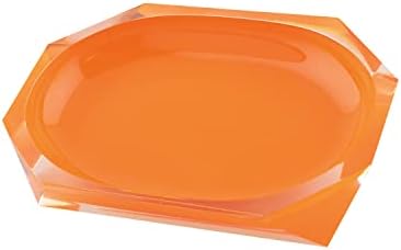 Sparkles Home Faceted Soap Dish - Orange Durable Resin
